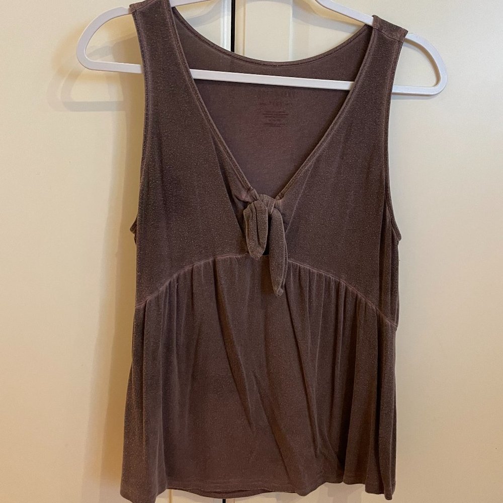Tie-Front Super Soft Tank Top